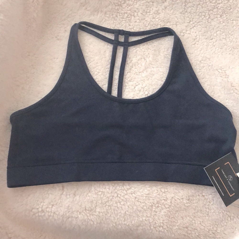 Threads 4 Thought Malana Sports Bra.  XL Dark Blue